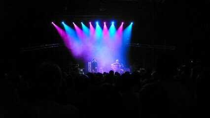 concert show stage lights Blue Pink event entertainment