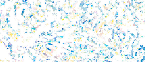 Illustration with colorful abstract background.