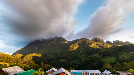 landscape of mountain Doi Luang Chiang Dao Chiang Mai Thailand