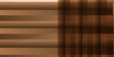 Obraz premium Abstract luxury brown wave on gold with lighting effect background