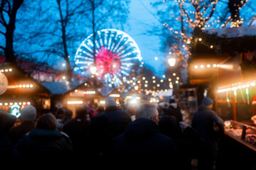 hinterland christmas park in Oslo 