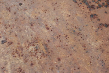 Metal rust. Corrosive rust on old iron. Use as illustration for presentation. Rusty texture background as panorama.