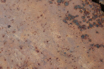 Metal rust. Corrosive rust on old iron. Use as illustration for presentation. Rusty texture background as panorama.