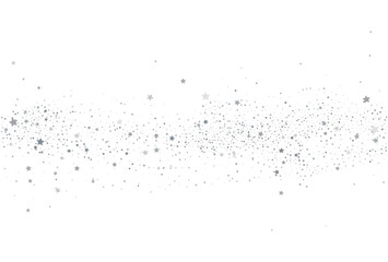 Light silver glitter confetti background. White festive texture.