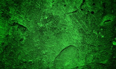 abstract art cracked wall texture, world cup themed green color old wall background concept, peeling wall surface with scratches on old wall