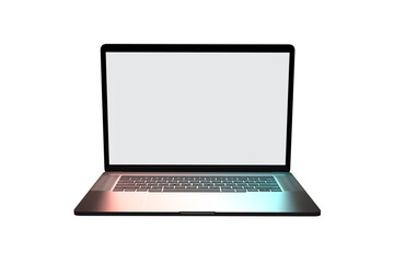 Laptop in Dark 