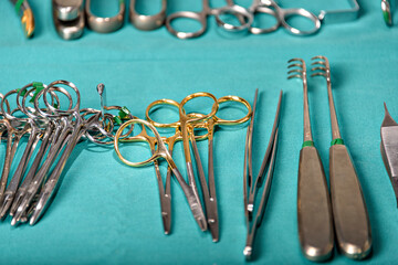 Prepare for surgical instruments during operation,scissors, forceps and scalpels,Straight scissor...