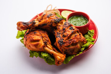 Tandoori Chicken is an Indian non vegetarian spicy food