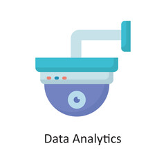 Data Analytics Vector Flat Icon Design illustration. Housekeeping Symbol on White background EPS 10 File