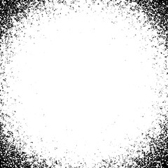 Obraz premium Distressed grunge, noise texture design element. Black and white vector background.