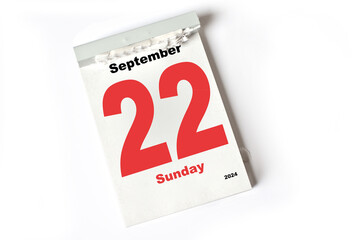 22  September 2024