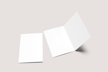 A4 Bifold Brochure Mockup