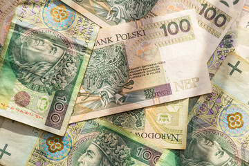 One hundred zloty, money