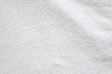 Fototapeta na wymiar white cotton fabric towel texture abstract background