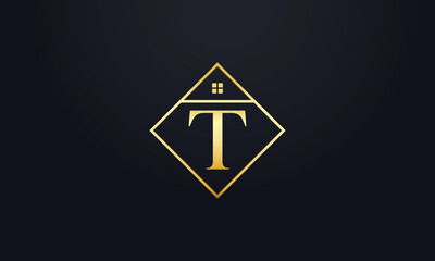 Real estate logo design vector and real estate symbol. building logo icon. Property monogram and Window logo sign. Real estate house monogram logo letter