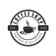 Coffee shop retro logo.vintage logo templates for the coffee shop and barbershop