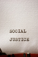 Social justice concept