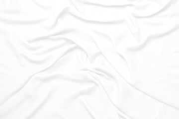 Obraz premium white cloth background soft wrinkled fabric patrem and surface. Vertical photos