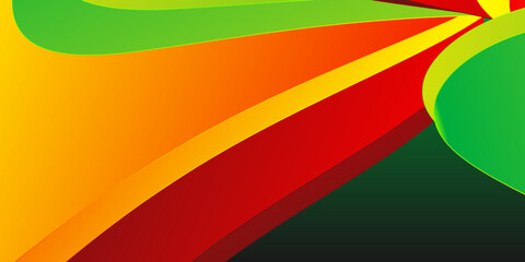 dynamic green orange wave background gradient, abstract creative scratch digital background