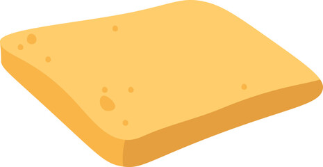 Pieces of bread flat icons set Fragrant baking Bakery