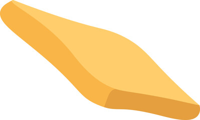 Pieces of bread flat icons set Fragrant baking Bakery