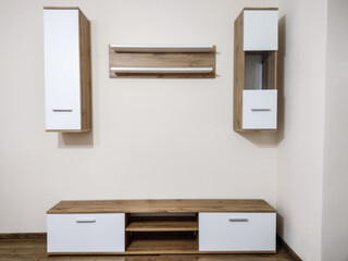 Modern living room furniture in a house