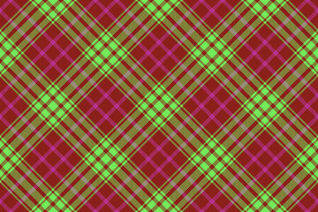 Seamless background check. Plaid texture textile. Tartan pattern vector fabric.