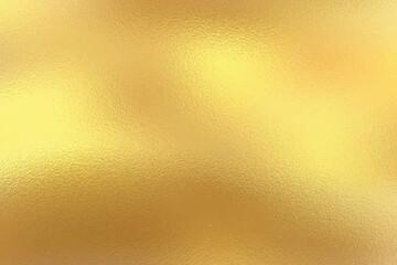 gold foil leaf texture, golden background with glass effect vector illustration for prints, cmyk color mode - obrazy, fototapety, plakaty