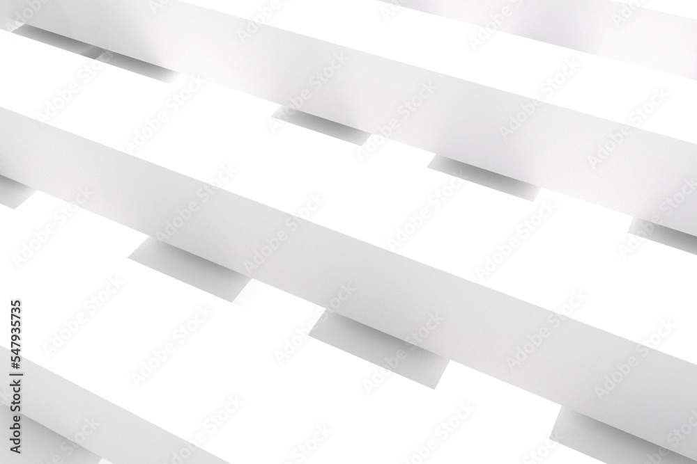 Sticker abstract grey and white background with lines and stripes for business illustrations, 3d rendering
