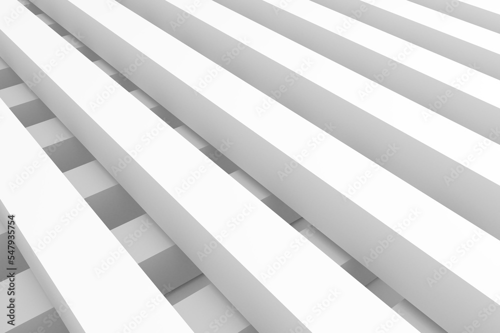 Sticker abstract grey and white background with lines and stripes for business illustrations, 3d rendering