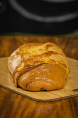 freshly baked guava bread
