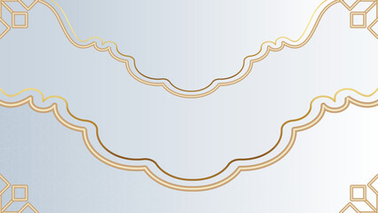 Ramadan Kareem celebrate cards background. Ramadan islamic holiday invitations templates collection with gold crescent moon, hand drawn lettering and mosque. Vector illustration.