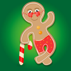 Merry Christmas and Happy New Year. Vector illustrations of Santa Claus, winter forest, city street, frame and Christmas tree decoration for postcard, card or invitation