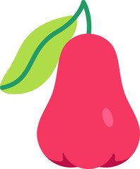 Rose Apple colorful style