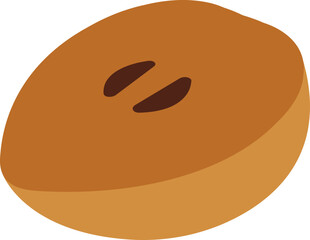 Sapodilla half cut colorful style