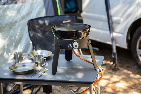Kompakter Campinggrill