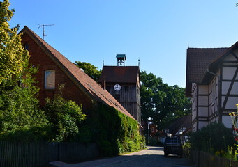 Historical Buildings in the Village Wienhausen, Lower Saxony