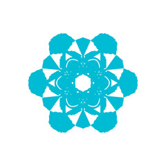 Hand drawn wreath vector illustration. Cute doodle wreath frame