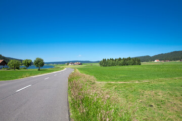 Strasse im Jura Schweiz