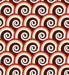 Seamless pattern with circles