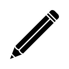 pencil icon vector flat and simple style