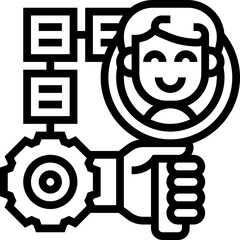 Fototapeta premium job icon