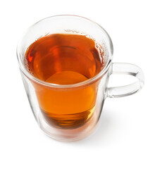 glass of tea isolated