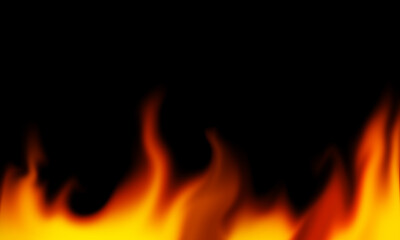 fire frame digital abstract background