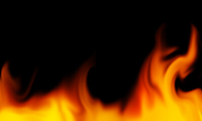 digital abstract background. fire burning in the dark
