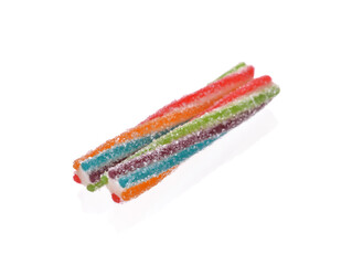 gummies on a white background