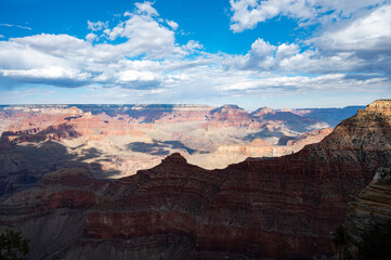 Current landscape photography of the famous Grand Canyon of the United States
