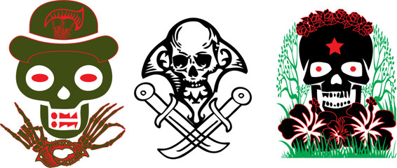 Skull vector art