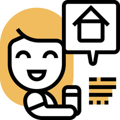 Fototapeta premium Monitoring icon