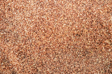 red rice in a bowl on table , haradighi rice 